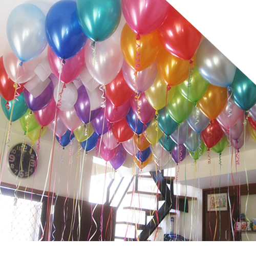 Helium balloons to celebrate different occasions colorfully