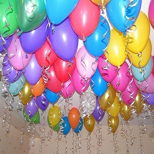 Buy customized transparent colorful balloons online for party